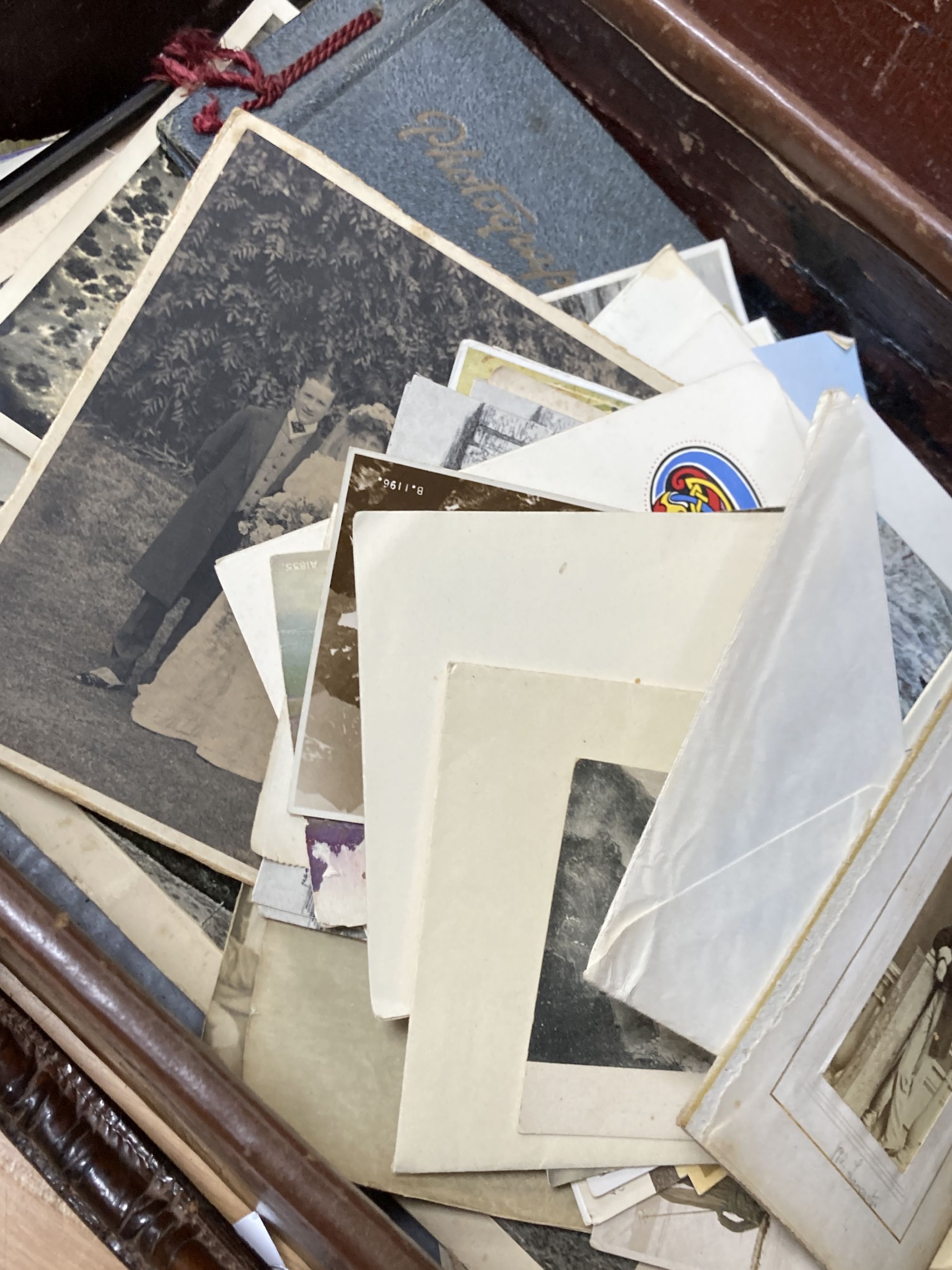 A mixed collection of Victorian and later photographs
